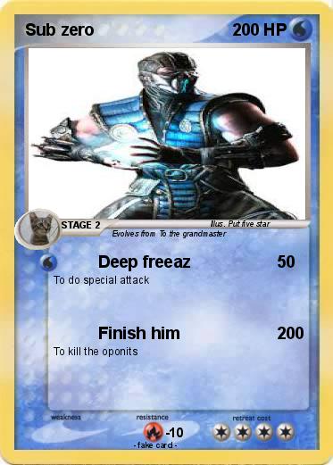 Pokemon Sub zero
