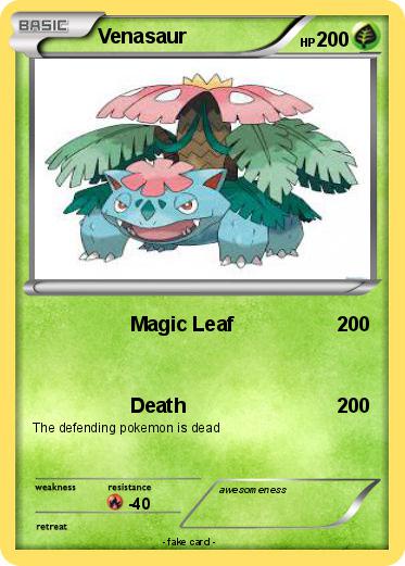 Pokemon Venasaur