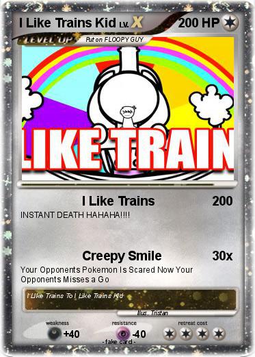 Pokemon I Like Trains Kid