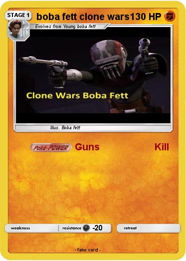 Pokemon boba fett clone wars