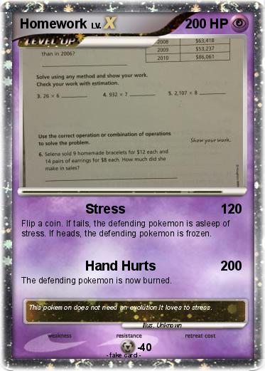 Pokemon Homework