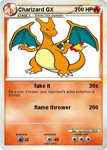 Pokemon Charizard GX