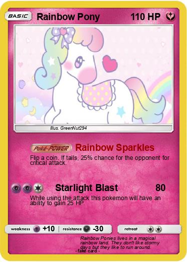 Pokemon Rainbow Pony