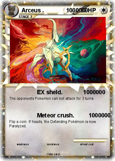 Pokemon Arceus .              1000000