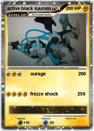 Pokemon active black kyurem