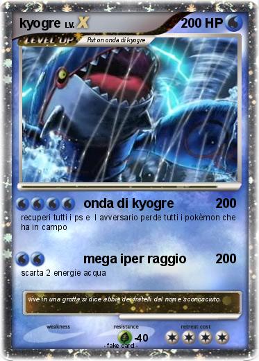 Pokemon kyogre