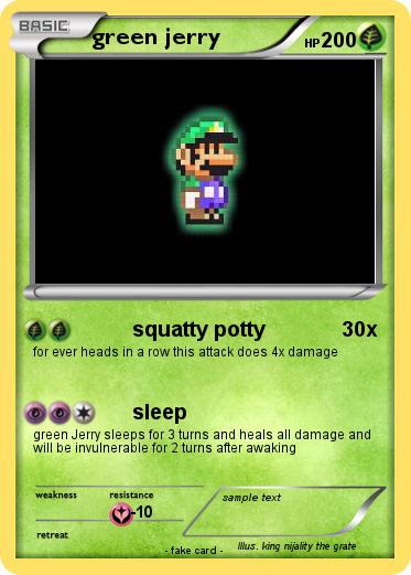Pokemon green jerry
