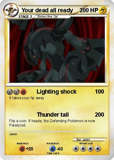 Pokemon Your dead all ready
