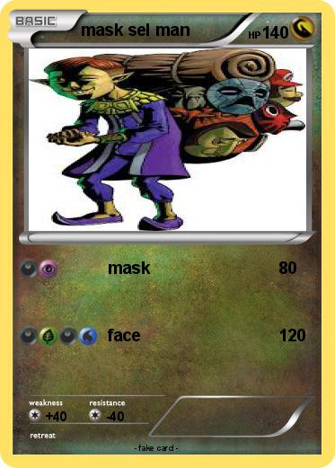 Pokemon mask sel man