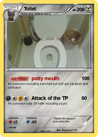 Pokemon Toliet