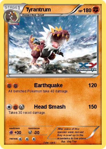 Pokemon Tyrantrum