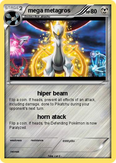 Pokemon mega metagros