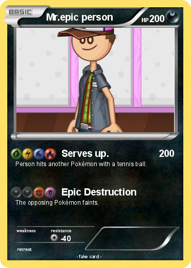 Pokemon Mr.epic person