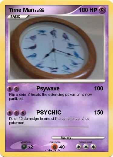 Pokemon Time Man