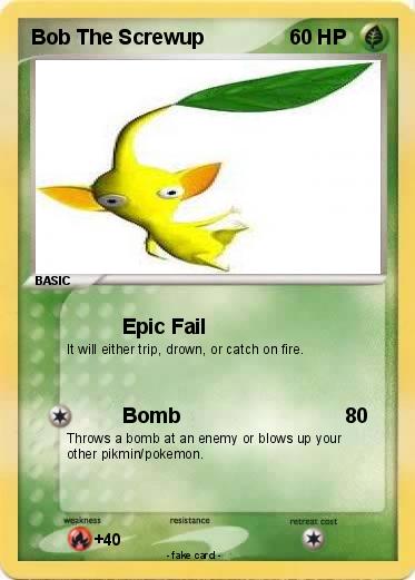 Pokemon Bob The Screwup
