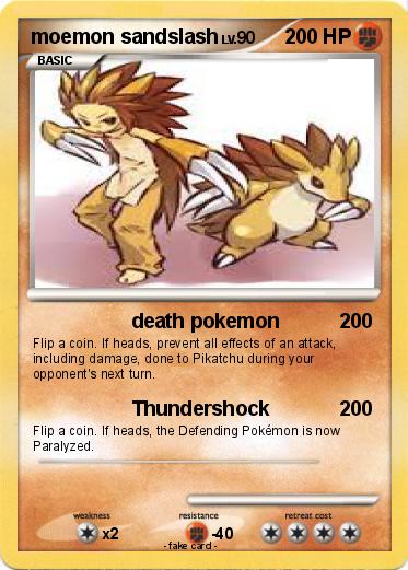 Pokemon moemon sandslash