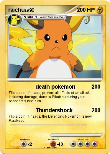 Pokemon raichu
