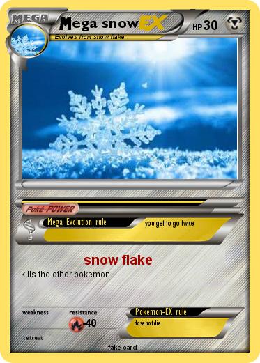 Pokemon ega snow