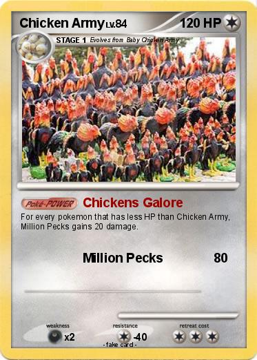 Pokemon Chicken Army