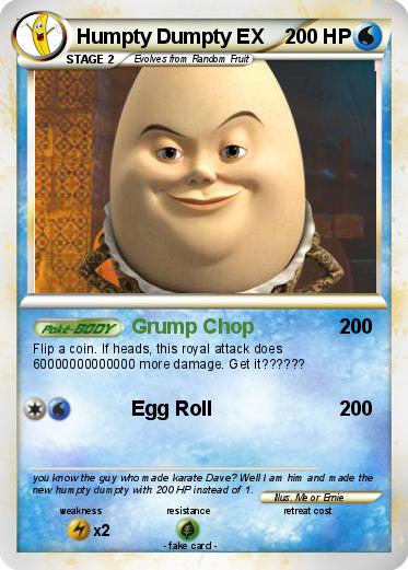 Pokemon Humpty Dumpty EX