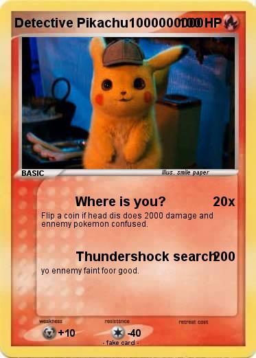 Pokemon Detective Pikachu1000000000
