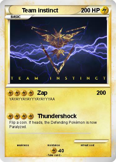 Pokemon Team instinct