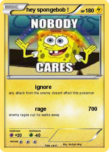 Pokemon hey spongebob !
