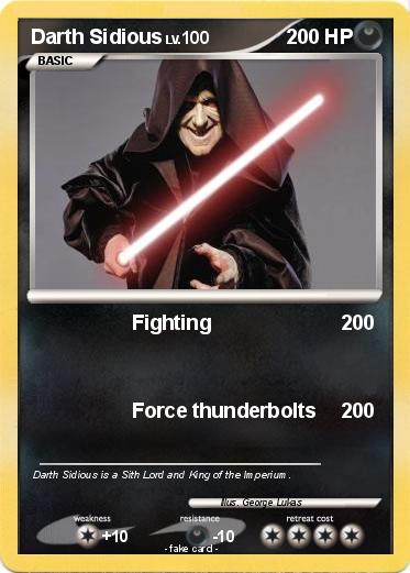 Pokemon Darth Sidious