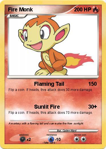 Pokemon Fire Monk