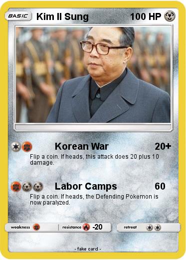 Pokemon Kim Il Sung