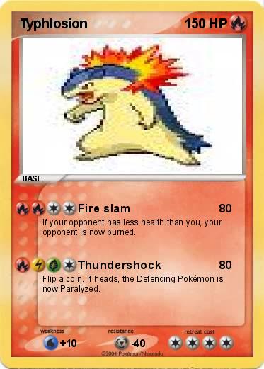 Pokemon Typhlosion