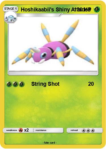 Pokemon Hoshikaabii's Shiny Ariados