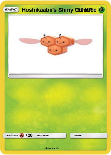 Pokemon Hoshikaabii's Shiny Combee