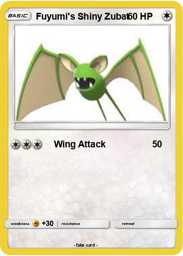Pokemon Fuyumi's Shiny Zubat