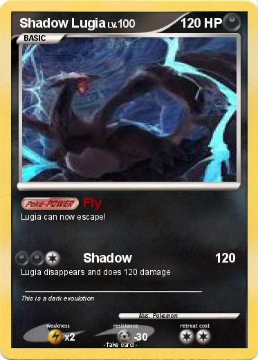 Pokemon Shadow Lugia