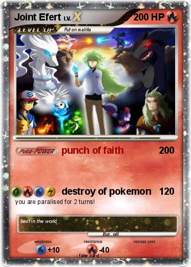 Pokemon Joint Efert