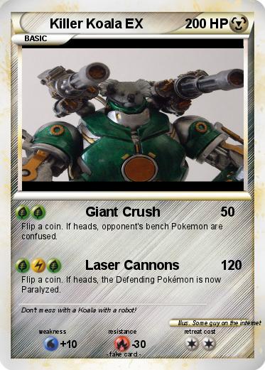 Pokemon Killer Koala EX