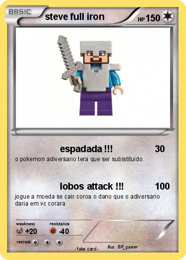 Pokemon steve full iron