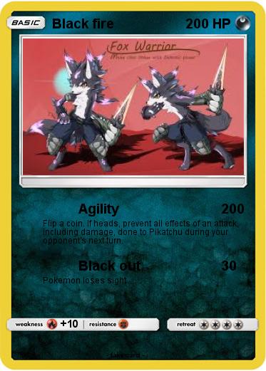 Pokemon Black fire