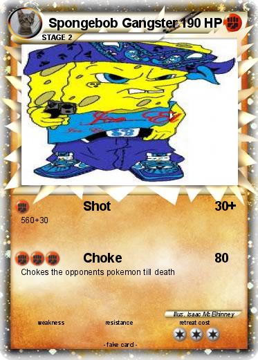 Pokemon Spongebob Gangster