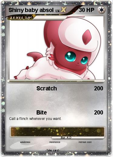 Pokemon Shiny baby absol