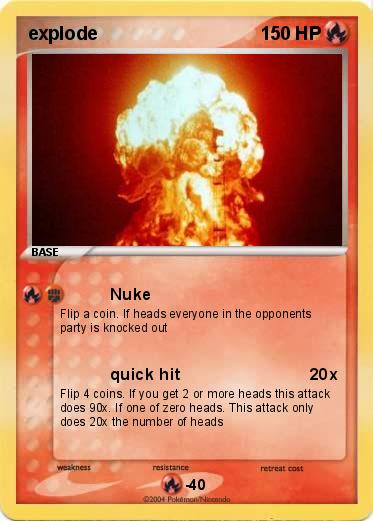 Pokemon explode