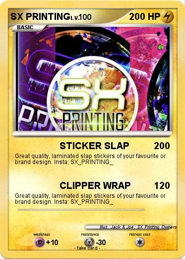 Pokemon SX PRINTING