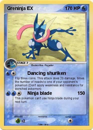 Pokemon Greninja EX