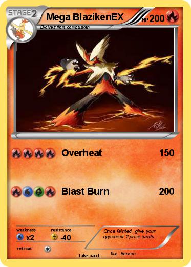 Pokemon Mega BlazikenEX