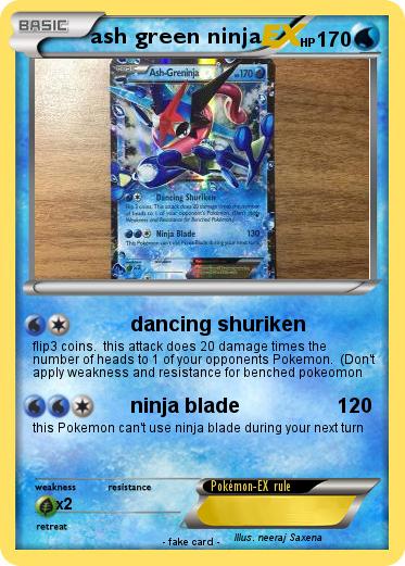 Pokemon ash green ninja