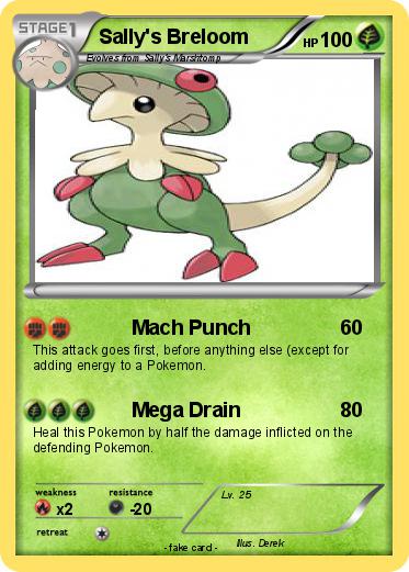 Pokemon Sally's Breloom