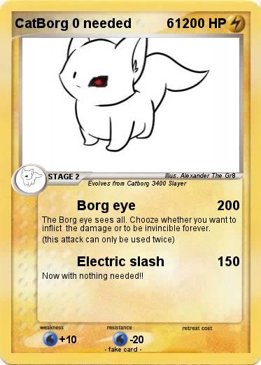 Pokemon CatBorg 0 needed          61