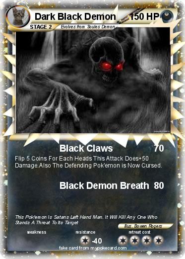 Pokemon Dark Black Demon