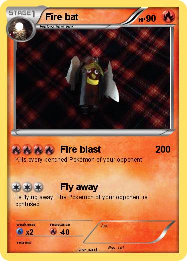 Pokemon Fire bat